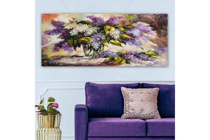 Canvastaulu YTY Floral & Botanical Monivärinen - 120x50 cm - Sisustustuotteet - Taulu & taide - Canvas-taulu