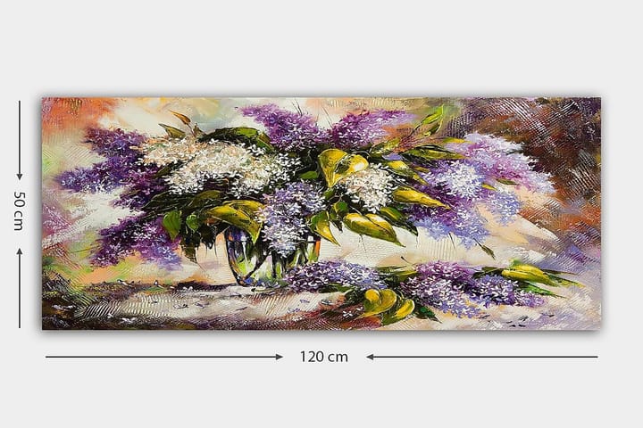 Canvastaulu YTY Floral & Botanical Monivärinen - 120x50 cm - Sisustustuotteet - Taulu & taide - Canvas-taulu