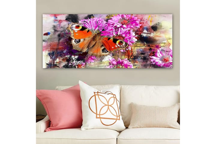 Canvastaulu YTY Floral & Botanical Monivärinen - 120x50 cm - Sisustustuotteet - Taulu & taide - Canvas-taulu