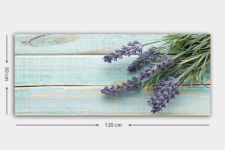 Canvastaulu YTY Floral & Botanical Monivärinen - 120x50 cm - Sisustustuotteet - Taulu & taide - Canvas-taulu