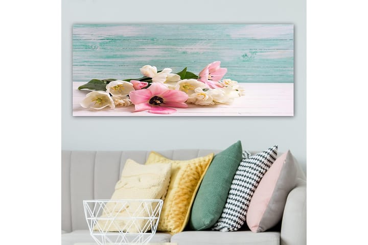 Canvastaulu YTY Floral & Botanical Monivärinen - 120x50 cm - Sisustustuotteet - Taulu & taide - Canvas-taulu