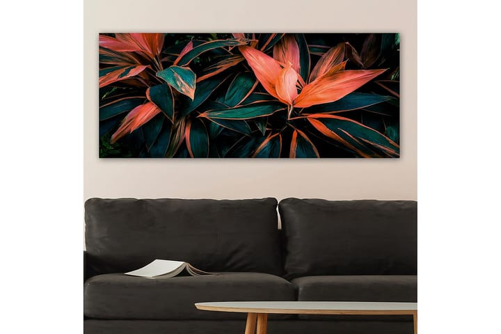 Canvastaulu YTY Floral & Botanical Monivärinen - 120x50 cm - Sisustustuotteet - Taulu & taide - Canvas-taulu