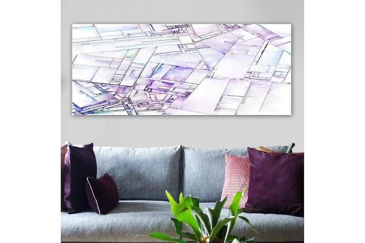 Canvastaulu YTY Geometric Monivärinen - 120x50 cm - Sisustustuotteet - Taulu & taide - Canvas-taulu