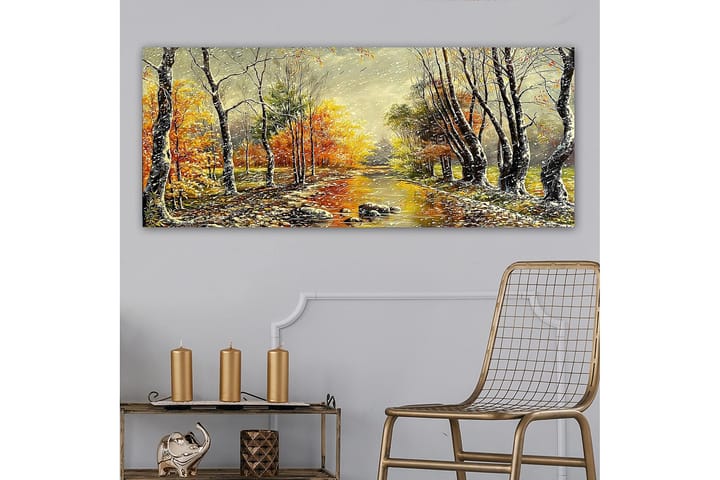 Canvastaulu YTY Landscape & Nature Monivärinen - 120x50 cm - Sisustustuotteet - Taulu & taide - Canvas-taulu