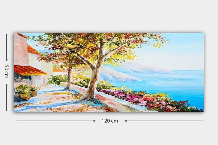 Canvastaulu YTY Landscape & Nature Monivärinen - 120x50 cm - Sisustustuotteet - Taulu & taide - Canvas-taulu