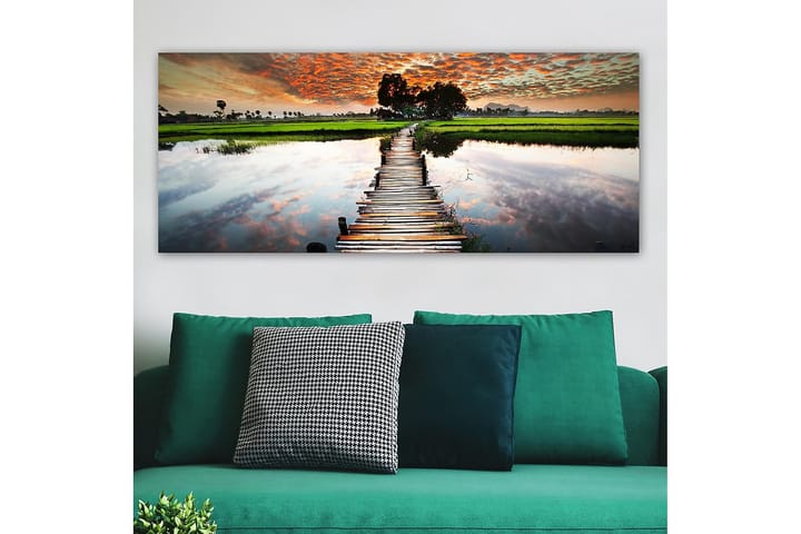 Canvastaulu YTY Landscape & Nature Monivärinen - 120x50 cm - Sisustustuotteet - Taulu & taide - Canvas-taulu