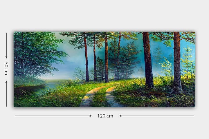 Canvastaulu YTY Landscape & Nature Monivärinen - 120x50 cm - Sisustustuotteet - Taulu & taide - Canvas-taulu