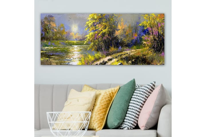 Canvastaulu YTY Landscape & Nature Monivärinen - 120x50 cm - Sisustustuotteet - Taulu & taide - Canvas-taulu