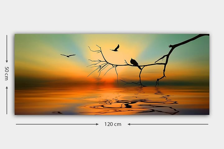 Canvastaulu YTY Landscape & Nature Monivärinen - 120x50 cm - Sisustustuotteet - Taulu & taide - Canvas-taulu