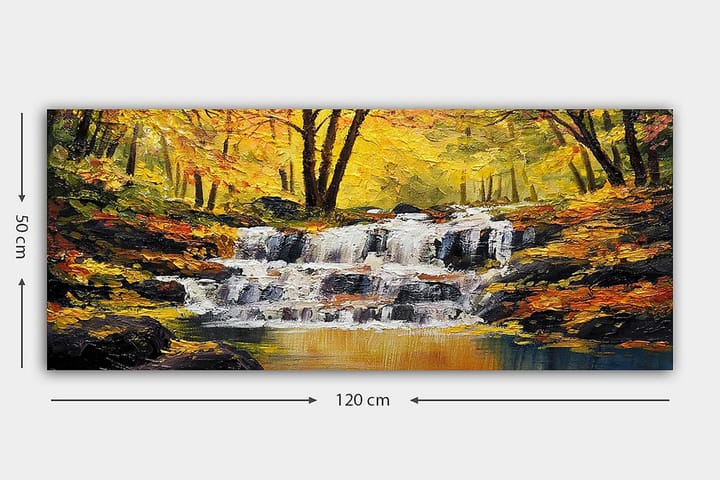 Canvastaulu YTY Landscape & Nature Monivärinen - 120x50 cm - Sisustustuotteet - Taulu & taide - Canvas-taulu