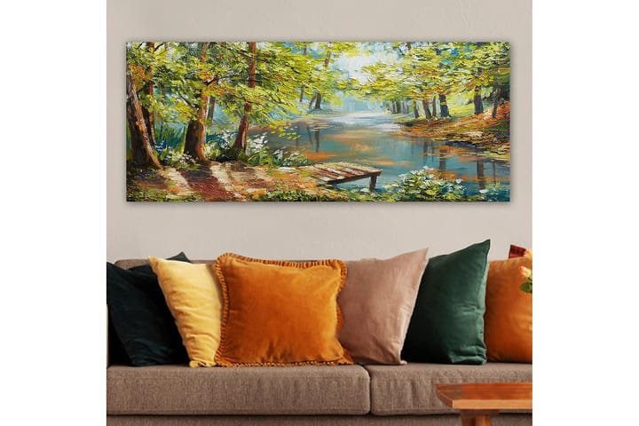 Canvastaulu YTY Landscape & Nature Monivärinen - 120x50 cm - Sisustustuotteet - Taulu & taide - Canvas-taulu