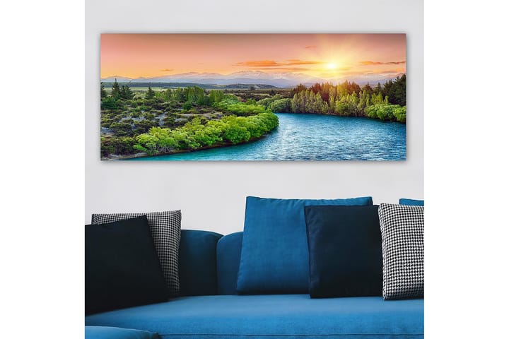 Canvastaulu YTY Landscape & Nature Monivärinen - 120x50 cm - Sisustustuotteet - Taulu & taide - Canvas-taulu