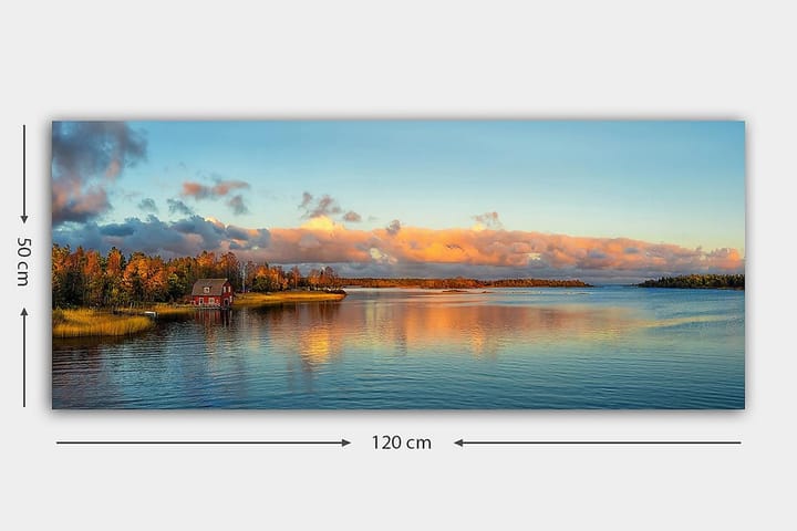 Canvastaulu YTY Landscape & Nature Monivärinen - 120x50 cm - Sisustustuotteet - Taulu & taide - Canvas-taulu