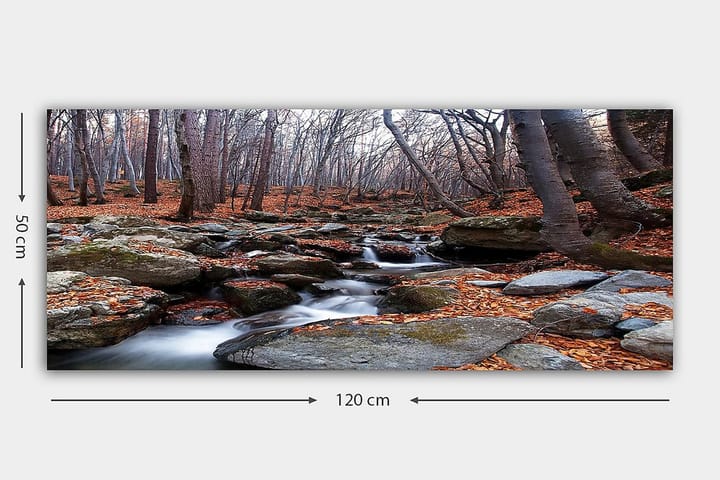 Canvastaulu YTY Landscape & Nature Monivärinen - 120x50 cm - Sisustustuotteet - Taulu & taide - Canvas-taulu