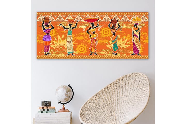 Canvastaulu YTY World Cultures Monivärinen - 120x50 cm - Sisustustuotteet - Taulu & taide - Canvas-taulu