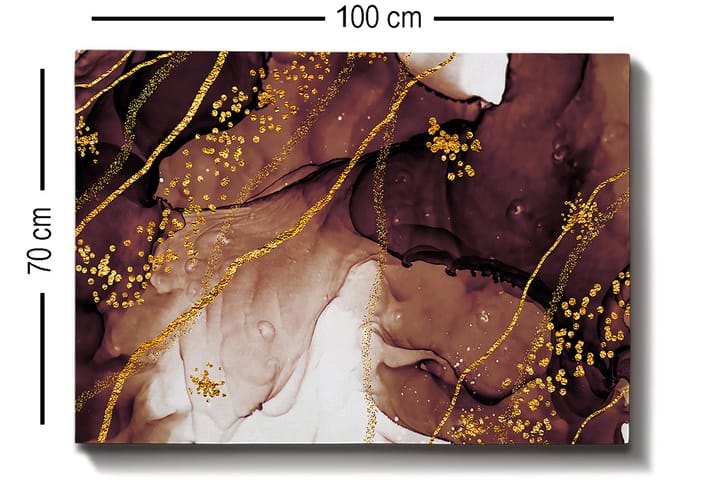 Koristeellinen Canvastaulu 70x100 cm - Monivärinen - Sisustustuotteet - Taulu & taide - Canvas-taulu