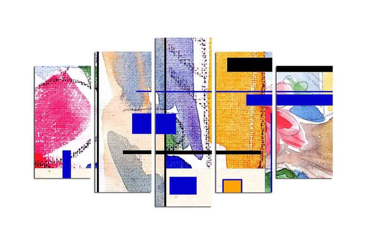 Koristeellinen MDF Maalaus (5 kpl) - Sisustustuotteet - Taulu & taide - Canvas-taulu