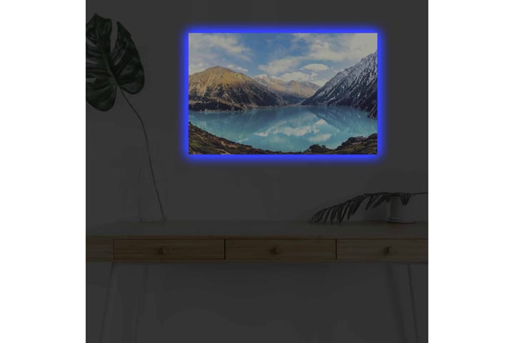 Seinäkoriste LED-valaistu Canvas Maalaus - Sisustustuotteet - Taulu & taide - Canvas-taulu