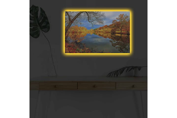 Seinäkoriste LED-valaistu Canvas Maalaus - Sisustustuotteet - Taulu & taide - Canvas-taulu