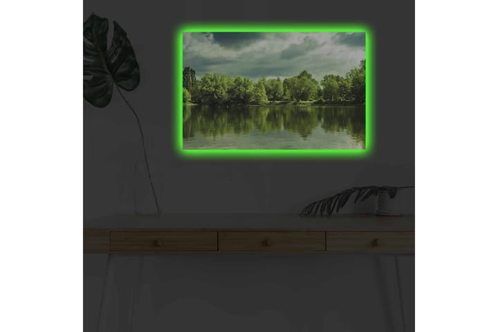 Seinäkoriste LED-valaistu Canvas Maalaus - Sisustustuotteet - Taulu & taide - Canvas-taulu