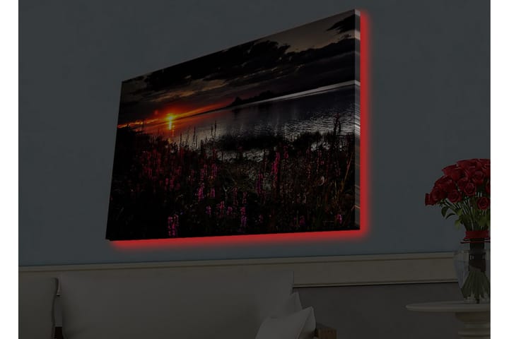 Seinäkoriste LED-valaistu Canvas Maalaus - Sisustustuotteet - Taulu & taide - Canvas-taulu