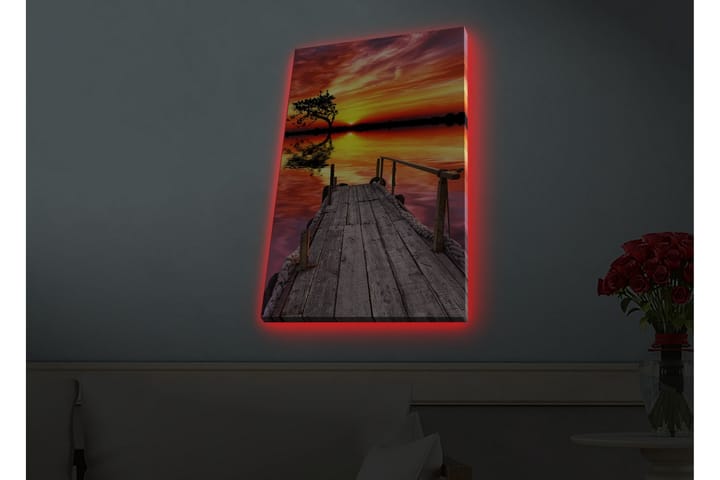 Seinäkoriste LED-valaistu Canvas Maalaus - Sisustustuotteet - Taulu & taide - Canvas-taulu