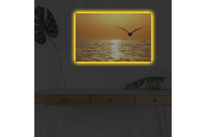 Seinäkoriste LED-valaistu Canvas Maalaus - Sisustustuotteet - Taulu & taide - Canvas-taulu