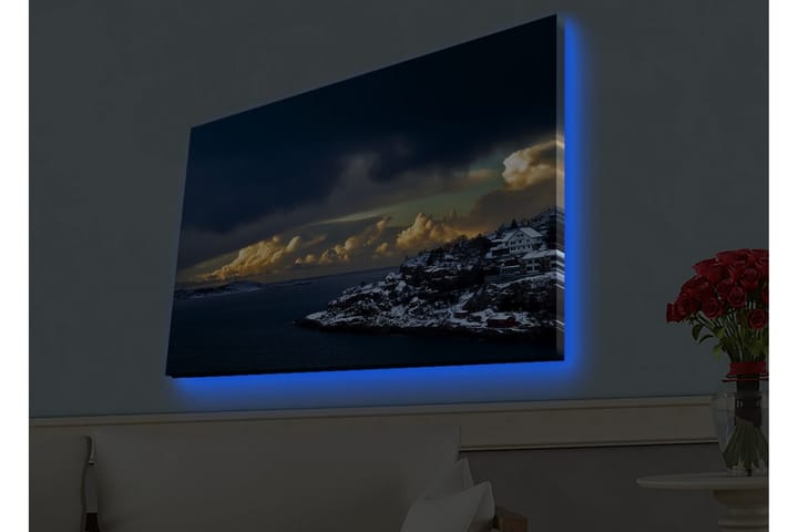 Seinäkoriste LED-valaistu Canvas Maalaus - Sisustustuotteet - Taulu & taide - Canvas-taulu