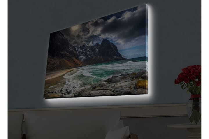 Seinäkoriste LED-valaistu Canvas Maalaus - Sisustustuotteet - Taulu & taide - Canvas-taulu