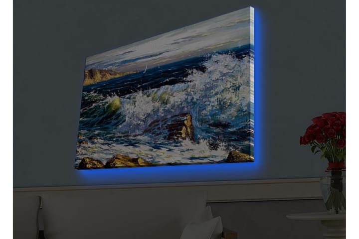 Seinäkoriste LED-valaistu Canvas Maalaus - Sisustustuotteet - Taulu & taide - Canvas-taulu