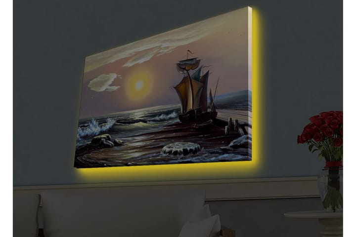 Seinäkoriste LED-valaistu Canvas Maalaus - Sisustustuotteet - Taulu & taide - Canvas-taulu