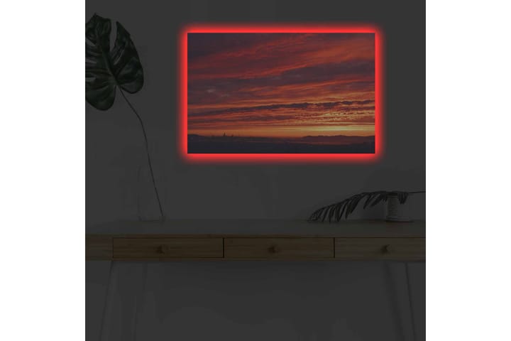 Seinäkoriste LED-valaistu Canvas Maalaus - Sisustustuotteet - Taulu & taide - Canvas-taulu