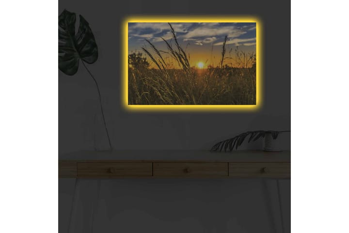 Seinäkoriste LED-valaistu Canvas Maalaus - Sisustustuotteet - Taulu & taide - Canvas-taulu