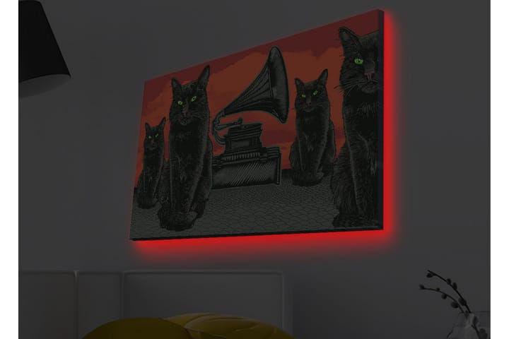 Seinäkoriste LED-valaistu Canvas Maalaus - Sisustustuotteet - Taulu & taide - Canvas-taulu