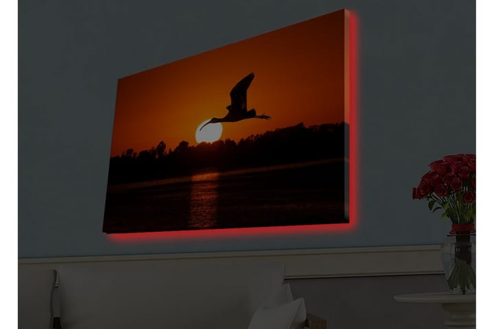 Seinäkoriste LED-valaistu Canvas Maalaus - Sisustustuotteet - Taulu & taide - Canvas-taulu