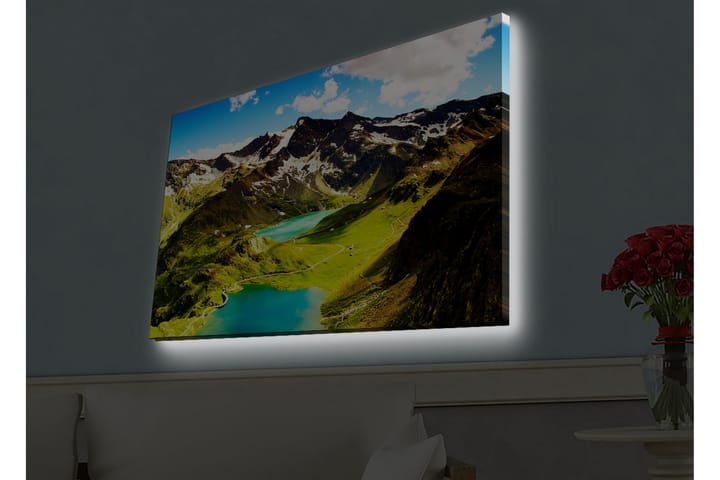 Seinäkoriste LED-valaistu Canvas Maalaus - Sisustustuotteet - Taulu & taide - Canvas-taulu