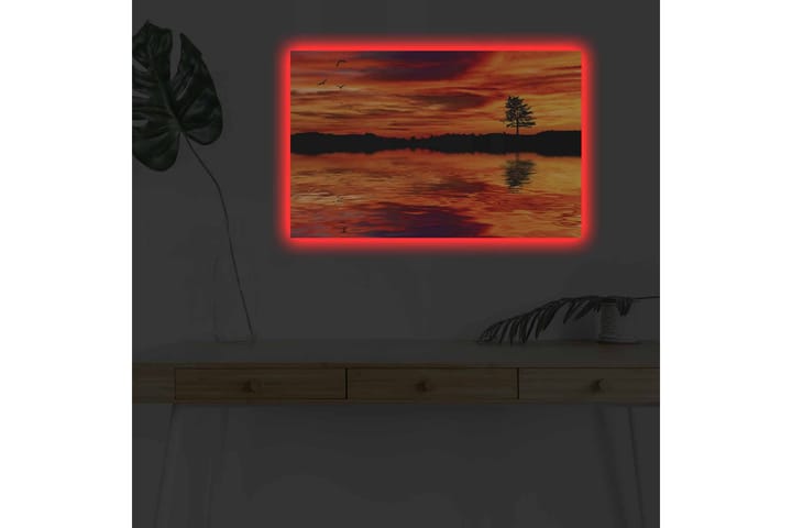 Seinäkoriste LED-valaistu Canvas Maalaus - Sisustustuotteet - Taulu & taide - Canvas-taulu