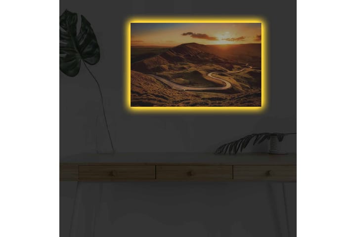 Seinäkoriste LED-valaistu Canvas Maalaus - Sisustustuotteet - Taulu & taide - Canvas-taulu