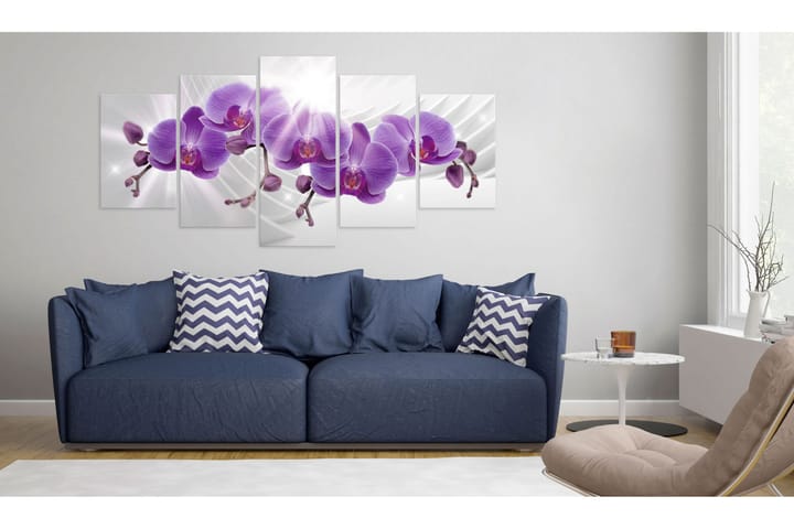 Taulu Abstract Garden Purple Orchis 100x50 - Artgeist sp. z o. o. - Sisustustuotteet - Taulu & taide - Canvas-taulu