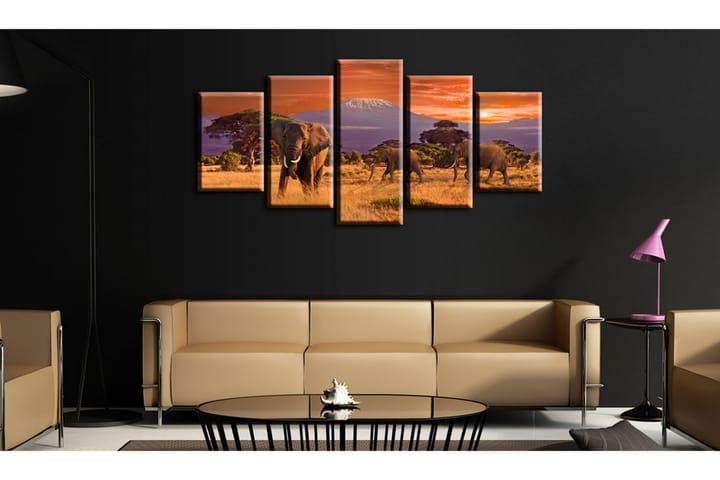 Taulu Africa Elephants 100x50 - Artgeist sp. z o. o. - Sisustustuotteet - Taulu & taide - Canvas-taulu