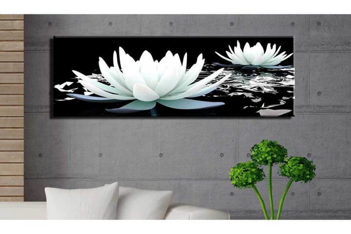 Taulu Alabaster Lilies 150x50 - Artgeist sp. z o. o. - Sisustustuotteet - Taulu & taide - Canvas-taulu