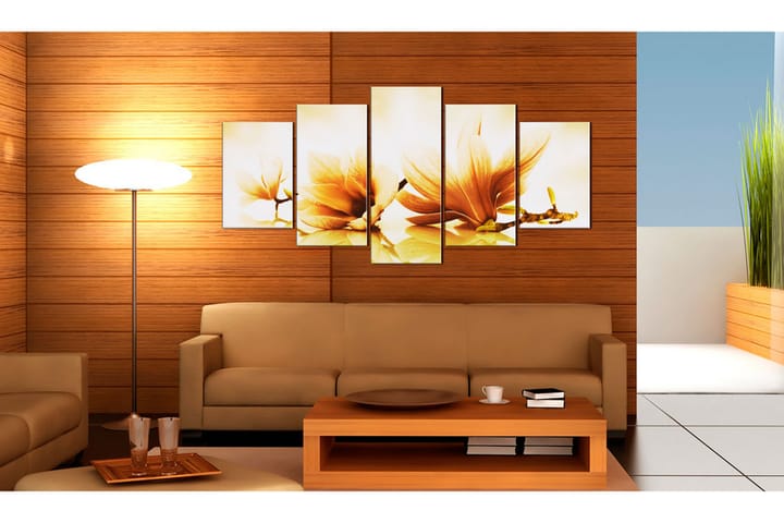 Taulu Amber Magnolias 100x50 - Artgeist sp. z o. o. - Sisustustuotteet - Taulu & taide - Canvas-taulu