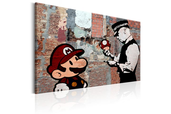 Taulu Banksy: One Last Time 120x80 - Artgeist sp. z o. o. - Sisustustuotteet - Taulu & taide - Canvas-taulu