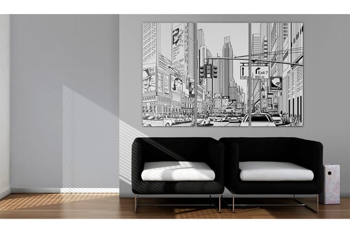 Taulu Black & White Comic Style 60x40 - Artgeist sp. z o. o. - Sisustustuotteet - Taulu & taide - Canvas-taulu