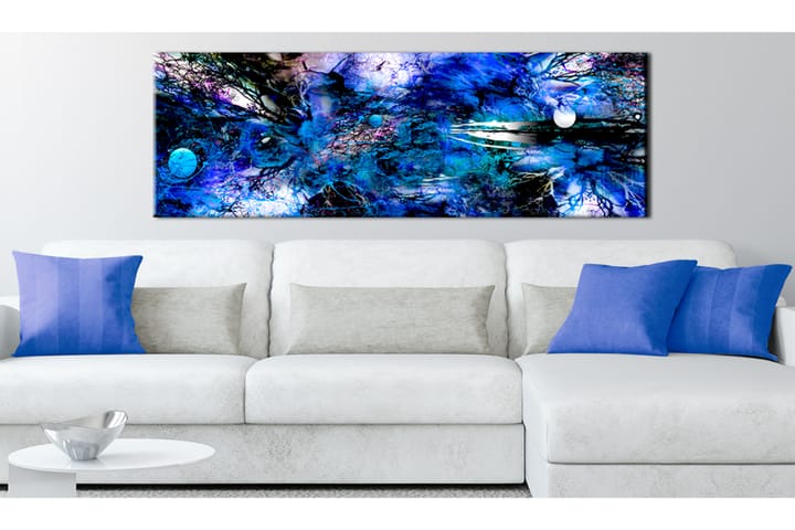 Taulu Blue Artistic Chaos 150x50 - Artgeist sp. z o. o. - Sisustustuotteet - Taulu & taide - Canvas-taulu