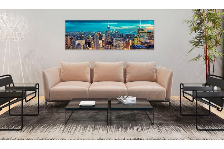 Taulu Blue Metropolis 120x40 - Artgeist sp. z o. o. - Sisustustuotteet - Taulu & taide - Canvas-taulu