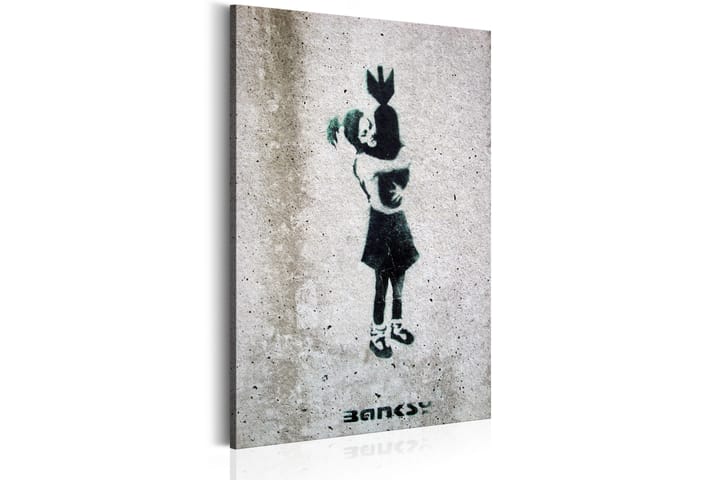 Taulu Bomb Hugger By Banksy 40x60 - Artgeist sp. z o. o. - Canvas-taulu - Seinäkoristeet