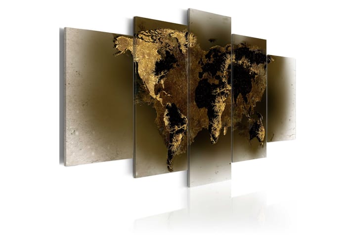 Taulu Brass Continents 100x50 - Artgeist sp. z o. o. - Sisustustuotteet - Taulu & taide - Canvas-taulu