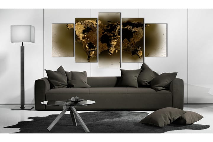 Taulu Brass Continents 100x50 - Artgeist sp. z o. o. - Sisustustuotteet - Taulu & taide - Canvas-taulu