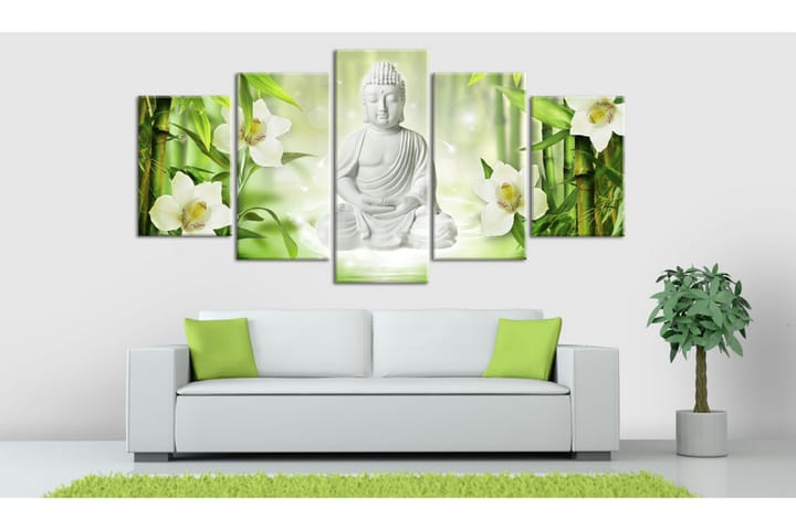 Taulu Buddha And Jasmine 100x50 - Artgeist sp. z o. o. - Sisustustuotteet - Taulu & taide - Canvas-taulu